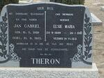 THERON Jan Gabriel 1889-1955 & Elsie Maria 1899-1981