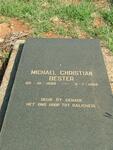BESTER Michael Christian 1899-1966