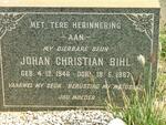BIHL Johan Christiaan 1946-1967