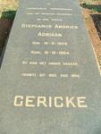 GERICKE Stephanus Andries Adriaan 1928-1984