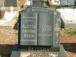 REITSMA Aletta Jacoba Maria 1886-1965