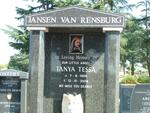 RENSBURG Tanya Tessa, Jansen van 1986-2004