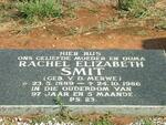 SMIT Rachel Elizabeth nee V.D. MERWE 1989-1986