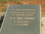 TROMP S.E., van 1913-1969