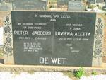 WET Pieter Jacobus, de 1926-1965 & Loviena Aletta 1931-1994 
