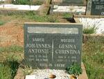 ? Johannes Antonie 1910-1988 & Gesina Christina 1919-1996