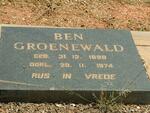 GROENEWALD Ben 1898-1974