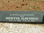 HAVINGA Bertie 1928-1999