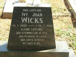 WICKS Ivy Joan 1982-1982