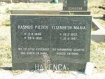 HAVENGA Rasmus Pieter 1894-1970 & Elizabeth Maria 1902-1997