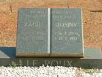 ROUX  Zagie, le 1905-1985 & Josina 1906-1987
