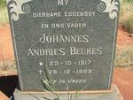 BEUKES Johannes Andries 1917-1969