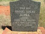 SUPRA Daniël Lucas nee JANSE VAN VUUREN 1890-1987