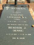KEMPEN Hendrik J. 1917-2008 & Catharina M.E. 1925-1992