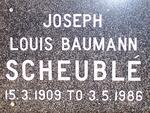 SCHEUBLÉ Joseph Louis Baumann 1909-1986