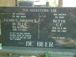 BEER Jacobus Johannes, de 1892-1963 & C.E. 1911-1987