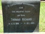 ? Thomas Richard 1919-1971