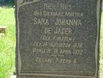 JAGER Sara Johanna, de nee KORSTEN 1876-1952