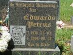 EDWARDS Petrus 1938-2004