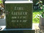 ABRAHAM Ethel 1917-1992