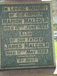 MALCOLM JAMES -1926 & Marion -1923
