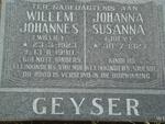 GEYSER William Johannes 1923-1990 & Johanna Susanna 1927-