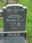 JAGER Rupert C.J., de 1985-1988