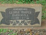 HARDCASTLE George Harper 1896-1961