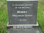 SHEPHERD Bobby Malcolm Durby 1938-1989