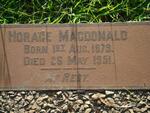MACDONALD Horace 1879-1951