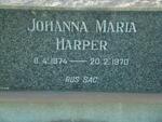 HARPER Johanna Maria 1874-1970
