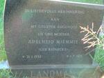 LANDMAN Adelheid Miemmie nee REINECKE 1932-1971
