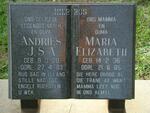 ? Andries J.S.A. 1923-1983 & Maria Elizabeth 1936-2005
