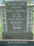SAUNDERS Sarel Johannes 1918-1976 & Maria M.J. 1924-1999