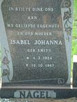 NAGEL Isabel Johanna nee SMITH 1924-1967
