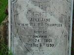 SHARPLES Alice Jane 1861-1899
