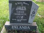 TALANDA Louis Charlotte 1921-1993