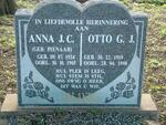 TALANDA Otto G. J. 1919-1998 & Anna J.C. PIENAAR 1924-1965