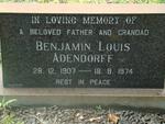ADENDORFF Benjamin Louis 1907-1974