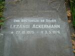 ACKERMANN Lezandi 1975-1976