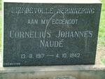 NAUDÉ Cornelius Johannes 1917-1942
