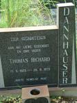 DANNHAUSER Thomas Richard 1923-1973
