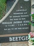 BEETGE Herculas Jacobus 1927-1976