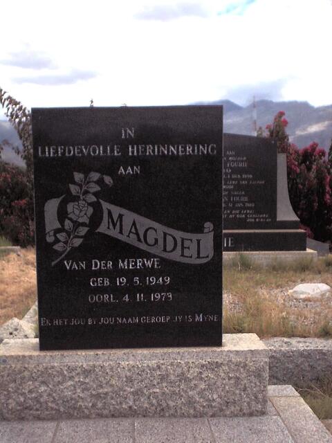 MERWE Magdel, van der 1949-1973