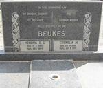 BEUKES Hendrik G.G. 1892-1964 & Cornelia M. 1888-1971