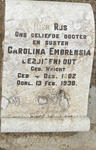 BEZUIDENHOUT Carolina Embrensia nee WRIGHT 1902-1930