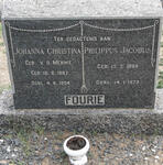 FOURIE Philippus Jacobus 1889-1973 & Johanna Christina VAN DER MERWE 1887-1954
