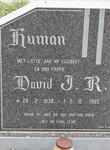 HUMAN David J.R. 1938-1985