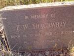 THACKWRAY F.W. 1898-1955