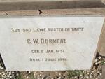 DORMEHL G.W. 1851-1948